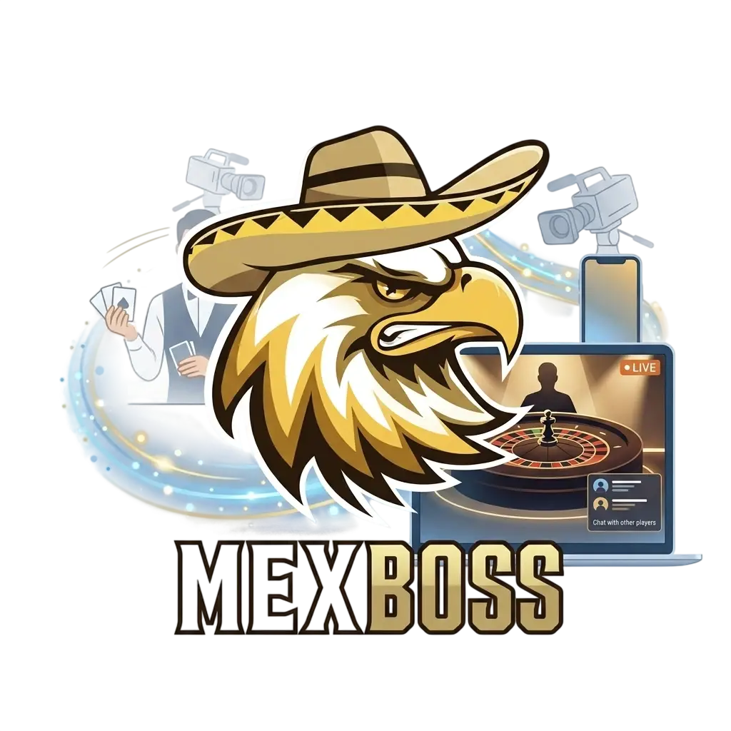 Crupiers profesionales en casino en vivo de MexBoss
