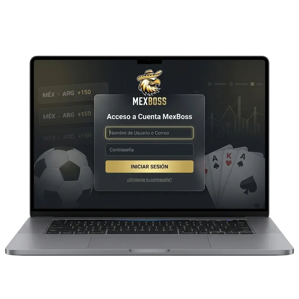 Inicio de sesión en la plataforma MexBoss