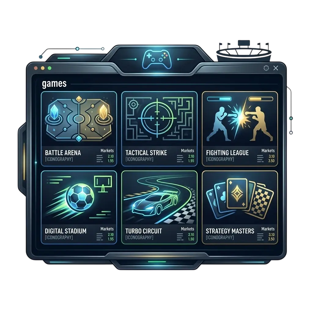 Juegos de eSports disponibles para apostar en MexBoss