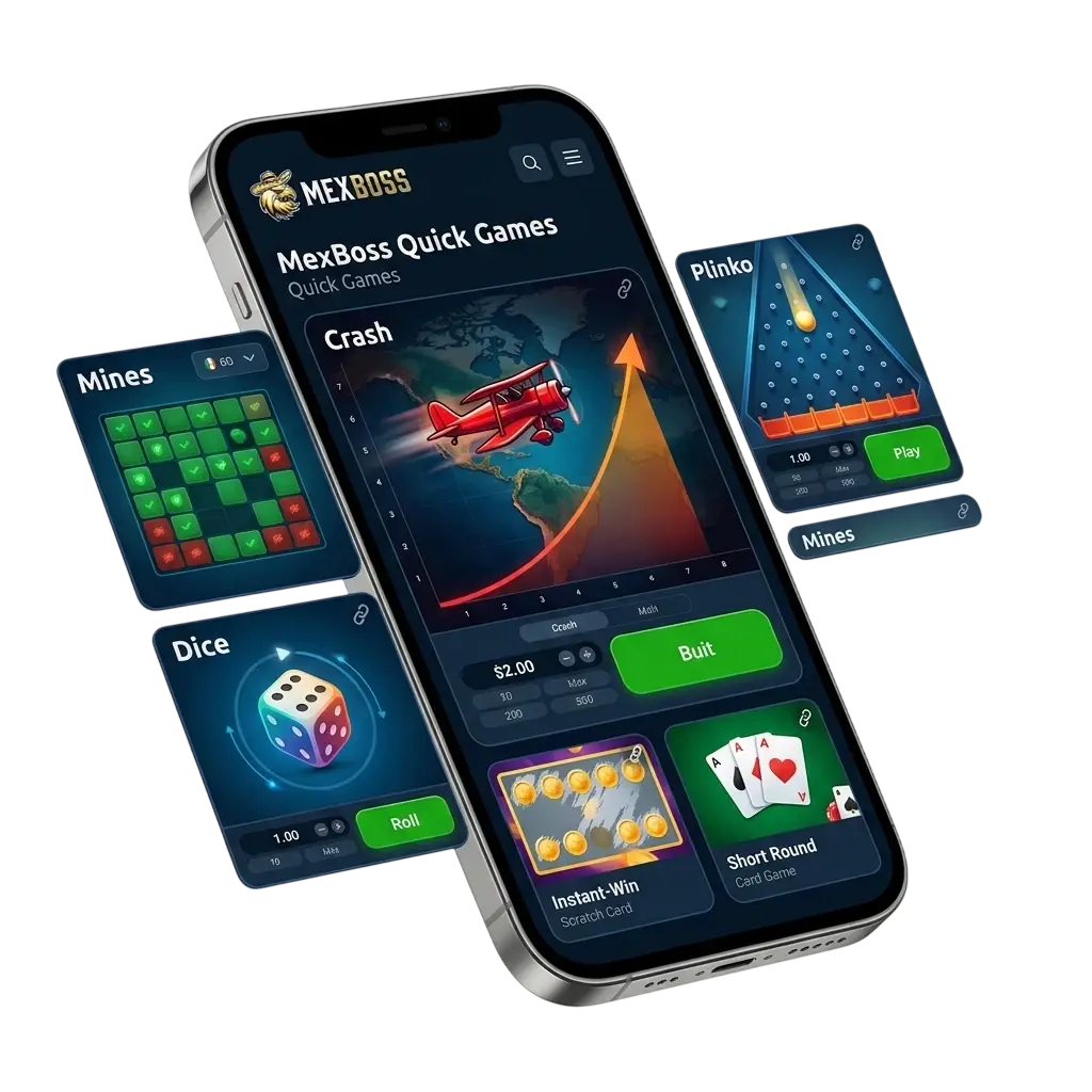 Juegos rápidos en MexBoss Casino