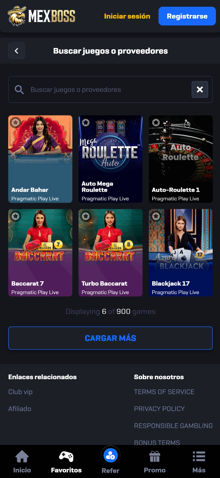 mexboss-app-screenshot-live-casino