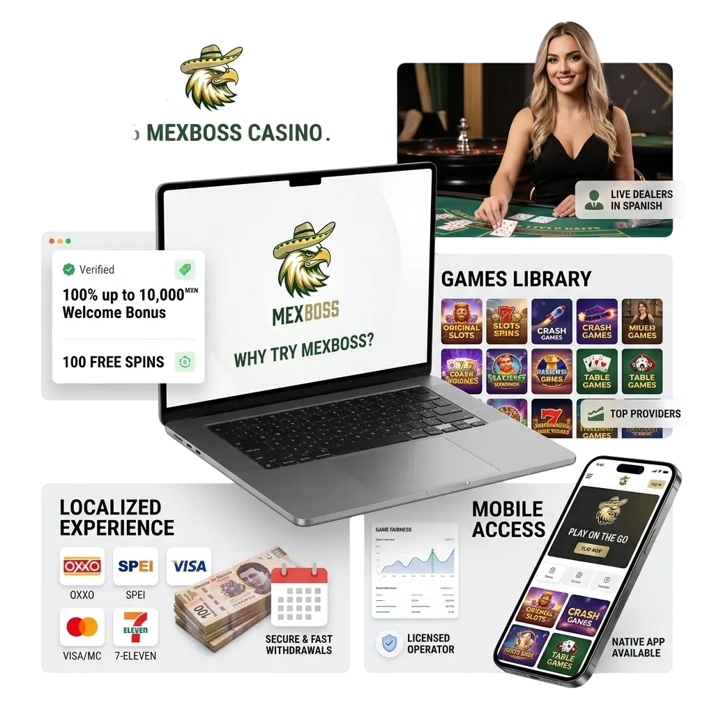 MexBoss Casino plataforma de juegos en línea para México