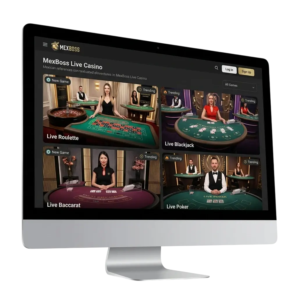 Proveedores de casino en vivo de MexBoss en México